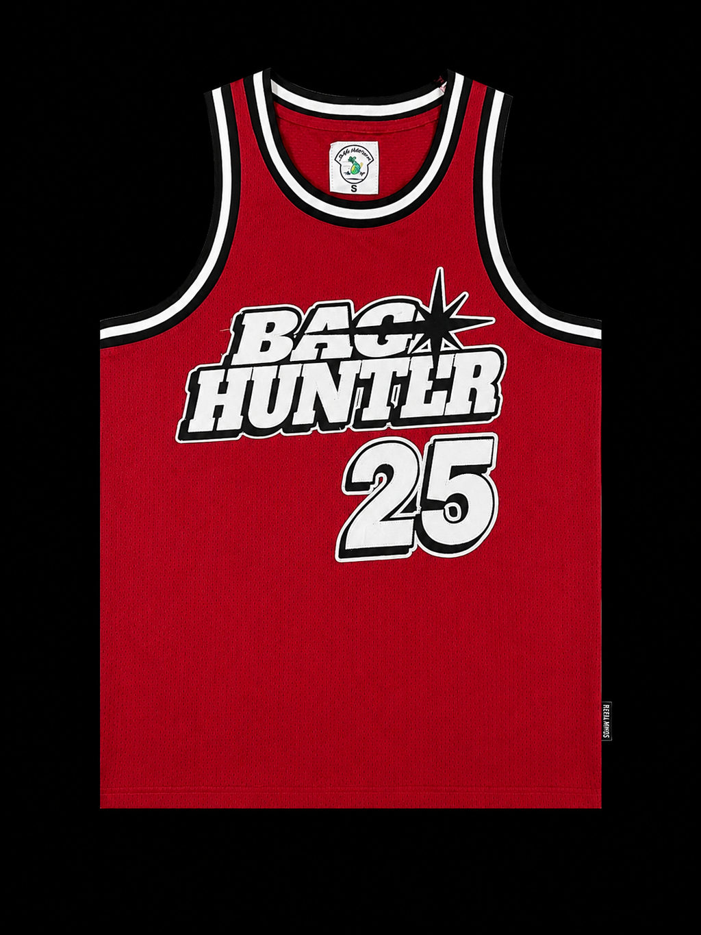 RED & WHITE BAG HUNTER JERSEY #25