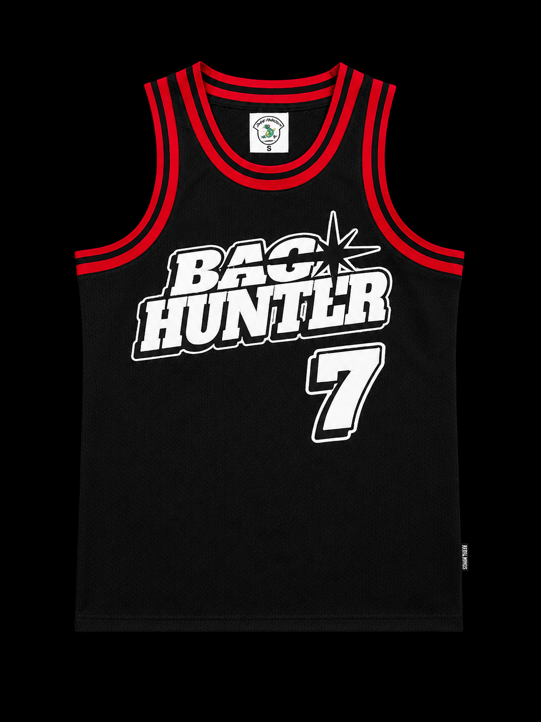 BLACK & RED BAG HUNTER JERSEY #7