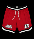 RED & WHITE BAG HUNTER SHORTS #13