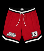 RED & WHITE BAG HUNTER SHORTS #13