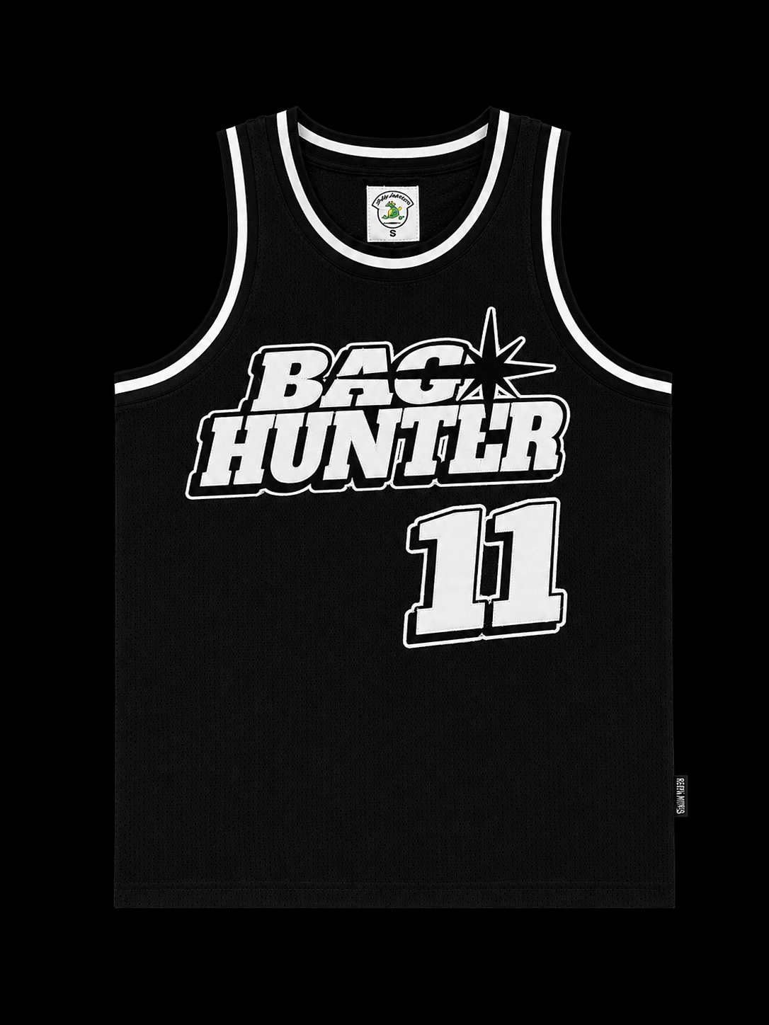 BLACK & WHITE BAG HUNTER JERSEY #11