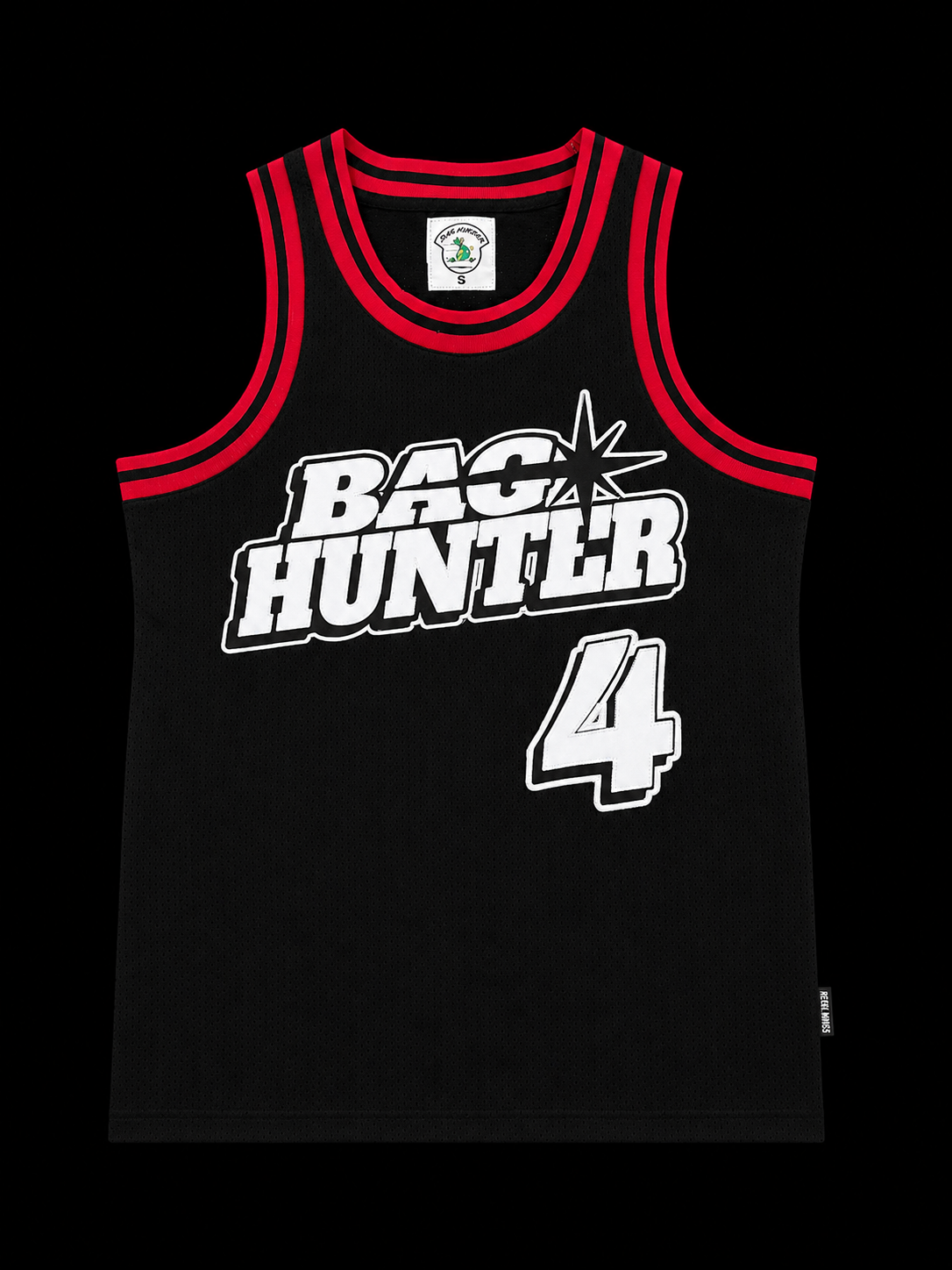 BLACK & RED BAG HUNTER JERSEY #4