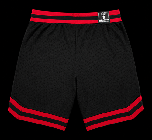 BLACK & RED BAG HUNTER SHORTS #4