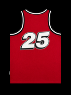 RED & WHITE BAG HUNTER JERSEY #25
