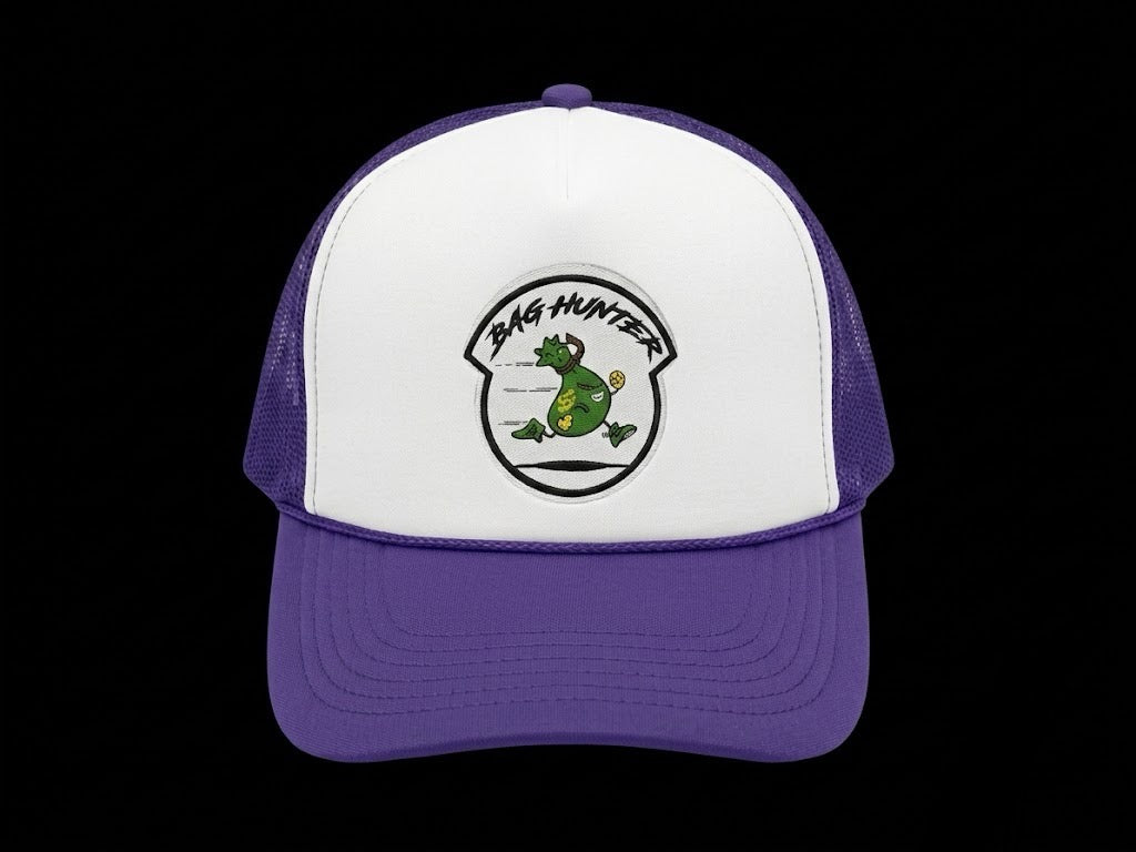PURPLE BAG HUNTER HAT