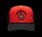 RED & BLACK BAG HUNTER HAT