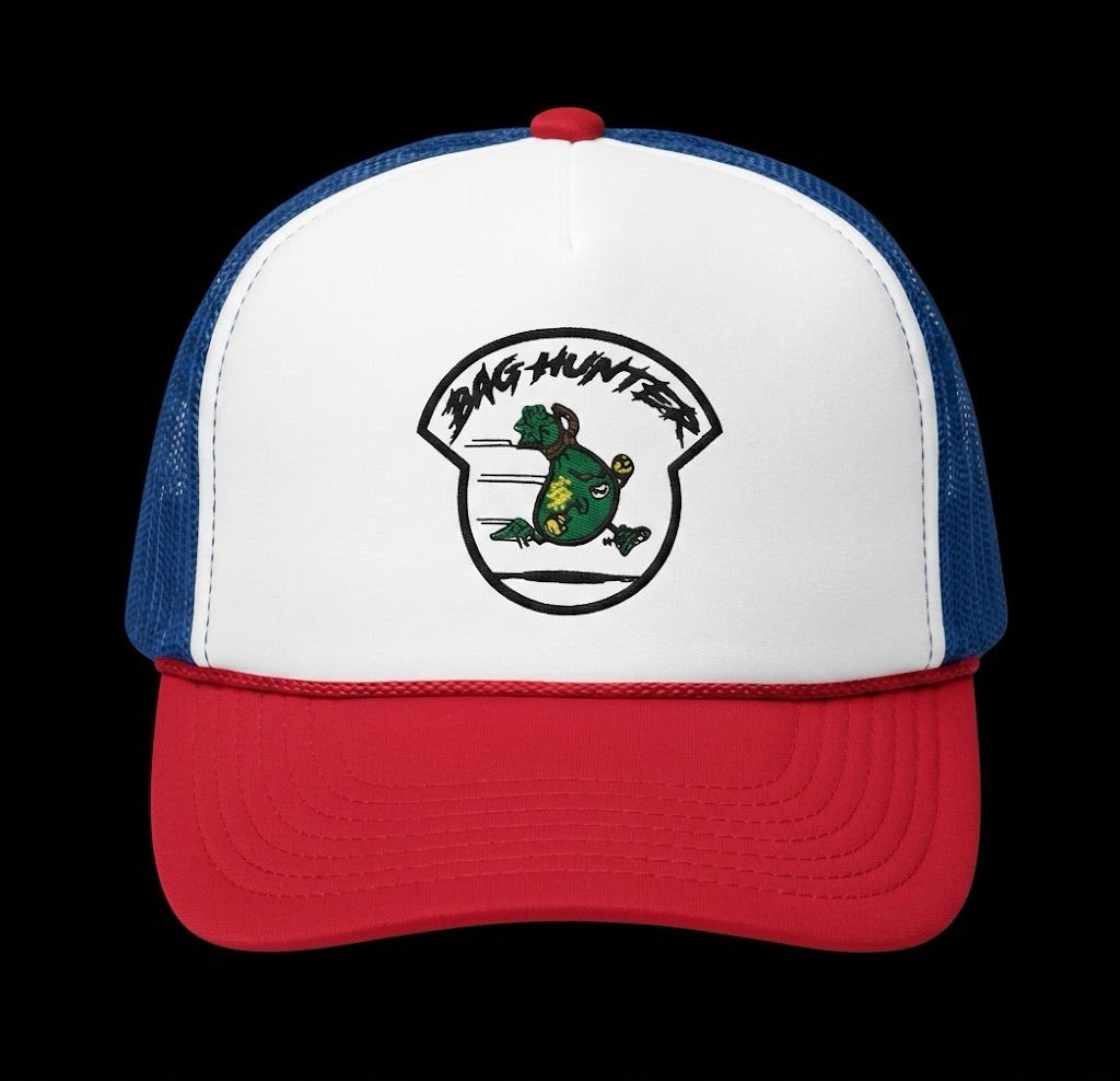 RED WHITE & BLUE BAG HUNTER HAT