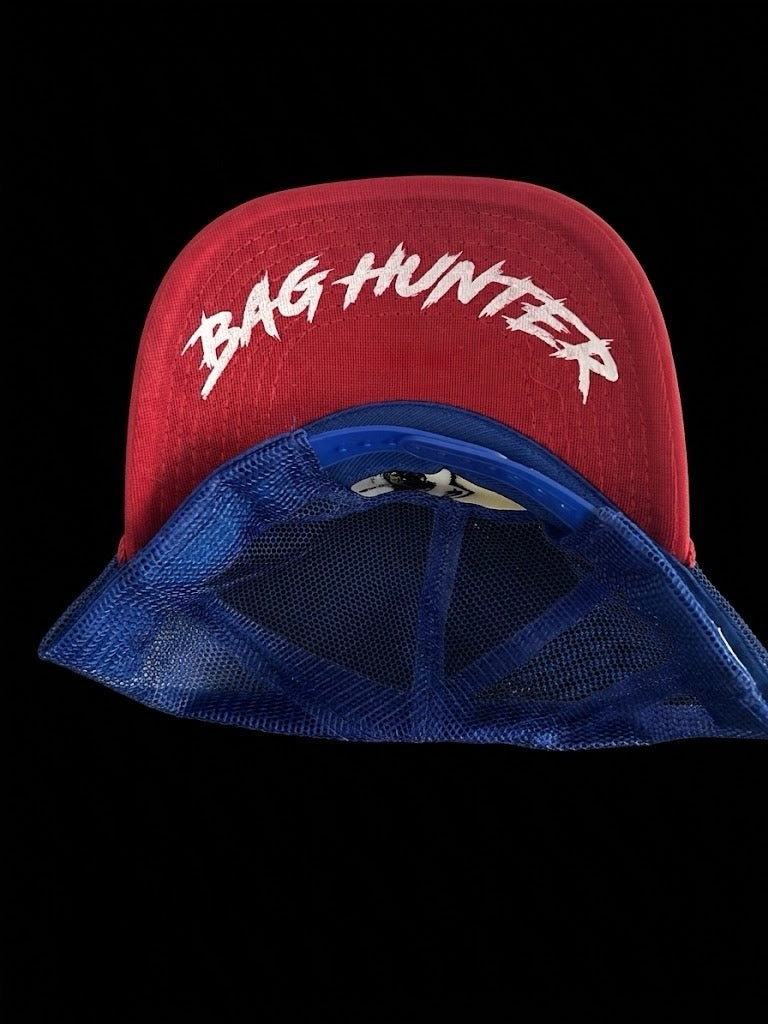 RED WHITE & BLUE BAG HUNTER HAT