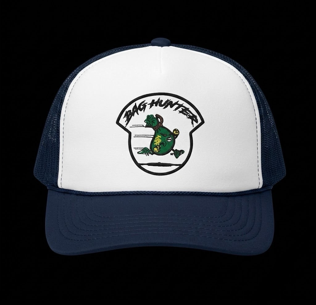NAVY BLUE BAG HUNTER HAT