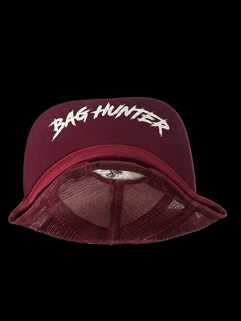 DEEP RED WINE BAG HUNTER HAT